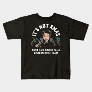 Hans Gruber Christmas Kids T-Shirt